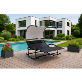 Hamac Transat double à Bascule - WELLNESS 