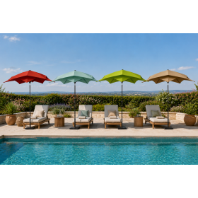 Parasol Droit LOTUS inclinable 3 m