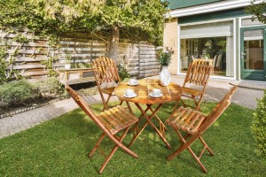 Set Bistro en Bambou KALYS 5 pcs 