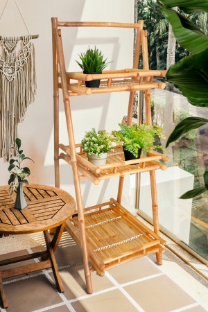 Etagère 3 niveaux KALYS en bambou