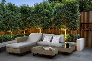 Salon d'angle & bain de soleil intégré BOSTON