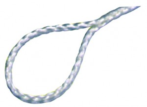 Lot de 2 cordes Diam.10mm Long. 5m pour voile d'ombrage