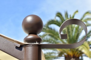 Lot de 2 boules d'ornement pour tonnelle ILLUSION 