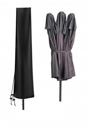 Housse de Protection pour Parasol DROIT Ovale 3 Têtes 4.60 x 2.70 m