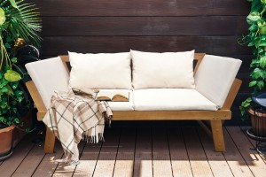 Canapé de Jardin Modulable en Acacia KERATON