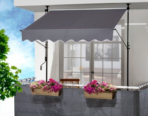 Store Auvent sans Perçage SUVA 250cm - Gris