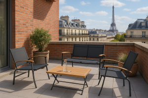 Salon bas en Métal - SPRING