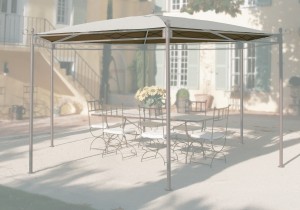 Toile Bache pour Tonnelle Hexagonale ILLUSION  4.5 M