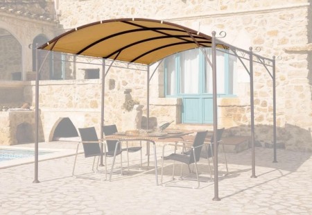 Toile Bâche pour Tonnelle Autoportante ILLUSION  3 m x 4 m ECRU ou GRISE