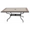 Ensemble: 1 Table de jardin Mosaique + 4 Chaises + 2 Fauteuils - collection MOZAIK