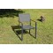 Lot de 4 fauteuils de jardin BARGA en Aluminium gris graphite