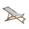 chaise longue de jardin en bambou