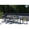 Ensemble Table Aluminium PRISMA XXL + 8 fauteuils Venezia 