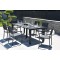 Ensemble Table Aluminium PRISMA XXL + 8 fauteuils Venezia 