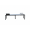 Ensemble Table Aluminium PRISMA XXL + 8 fauteuils Venezia 
