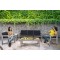 Salon bas de jardin en Aluminium 5 pcs - DETROIT
